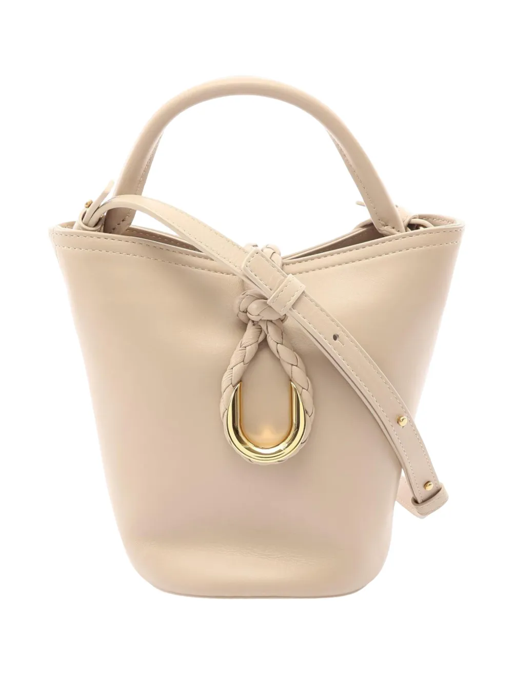Bottega Veneta Pre-Owned 2012-2026 Small Leather Liberta Bucket Bag satchel - Neutrals