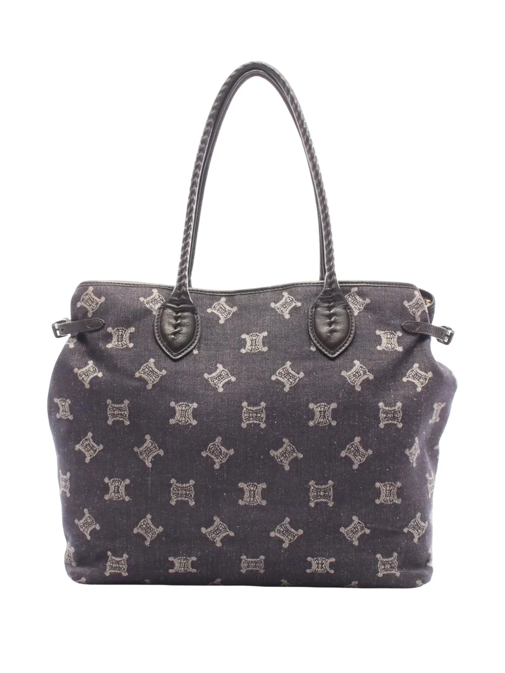 Celine Pre-Owned 20th Century Macadam Denim tote bag - Gris Celine Pre-Owned 20th Century Macadam Denim tote bag - Gris
