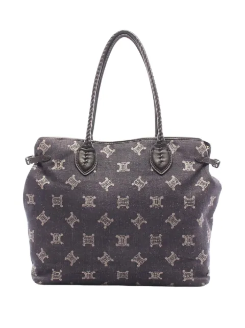 Celine Pre-Owned 20th Century Macadam Denim tote bag