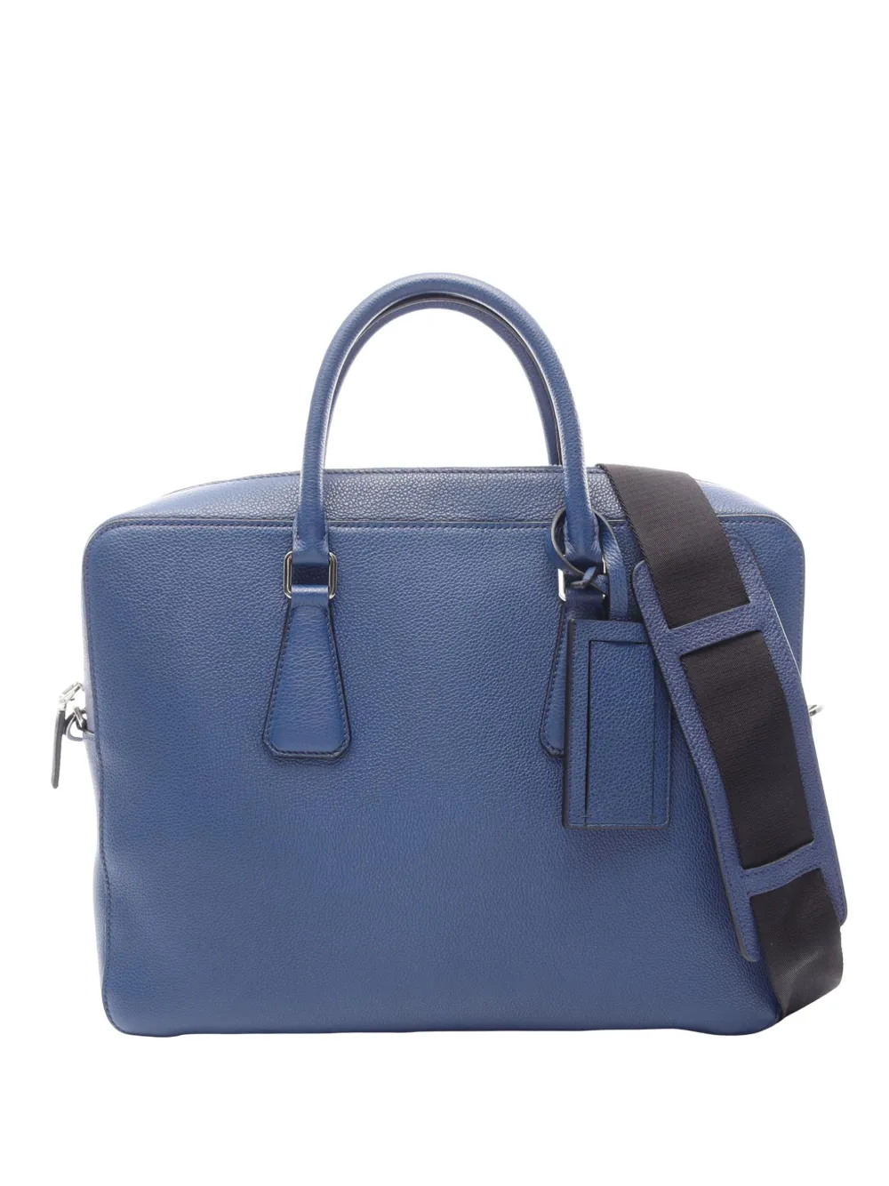 Prada Pre-Owned 2013-2026 Leather business bag - Blu
