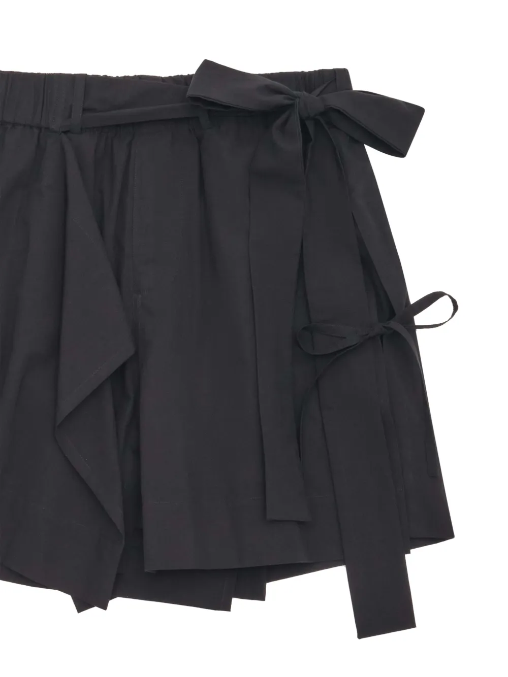 Craig Green Gelaagde shorts met striksluiting Zwart