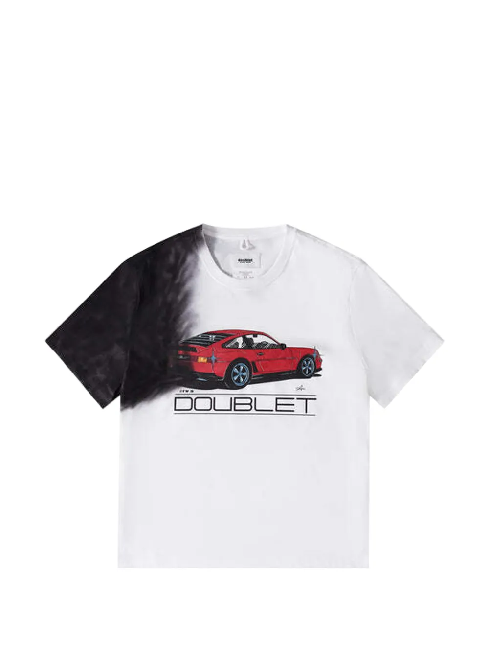 Doublet Exhaust graphic-print T-shirt - Blanc