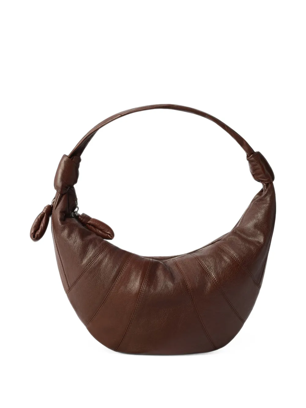 LEMAIRE Fortune Croissant geitenleren tas Bruin