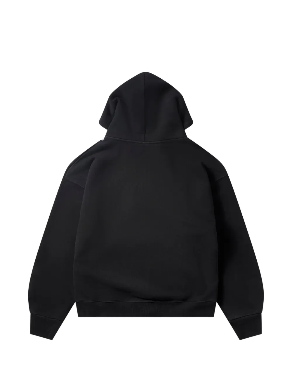 Vaquera Trompe L'Oeil hoodie met grafische print Zwart