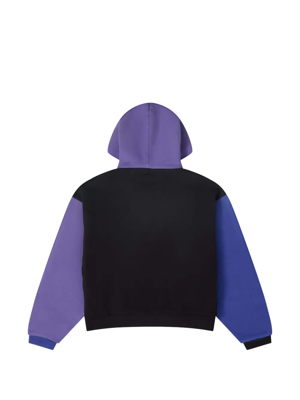 ERL KIDS Hoodie met geborduurd logo en colourblocking Zwart