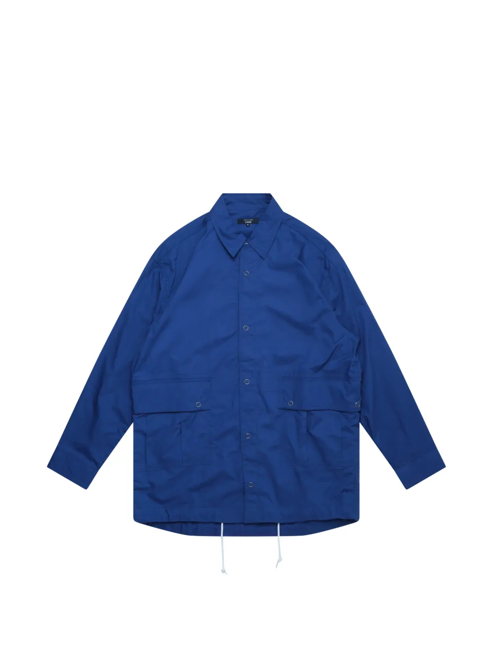 Comme des Garçons Homme broadcloth flap-pocket shirt Blauw