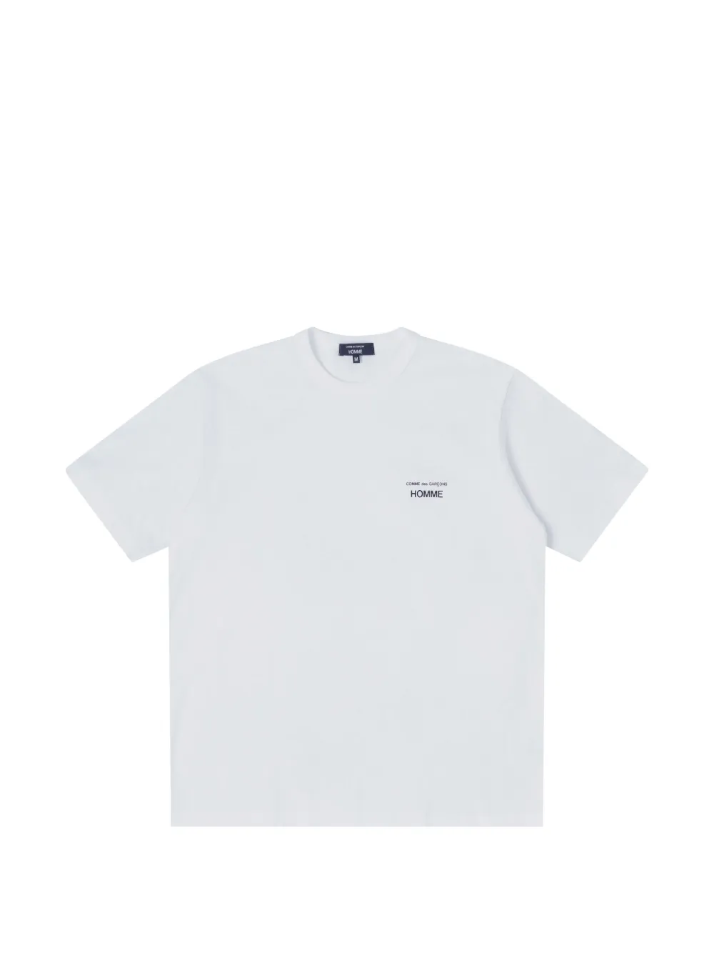 Comme des Garçons Homme Katoenen T-shirt met logoprint Wit
