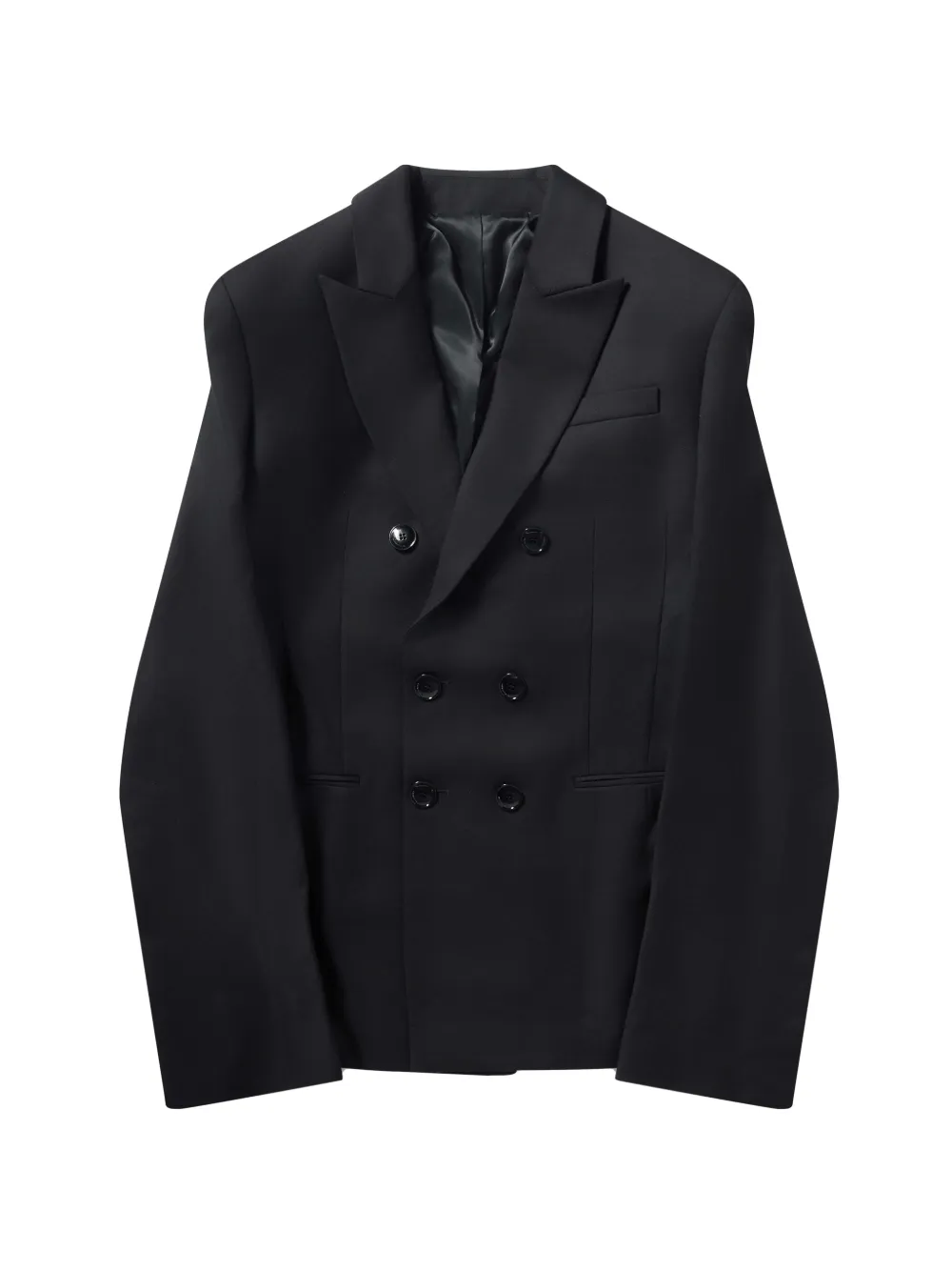Matières Fécales Charles double-breasted jacket - Nero
