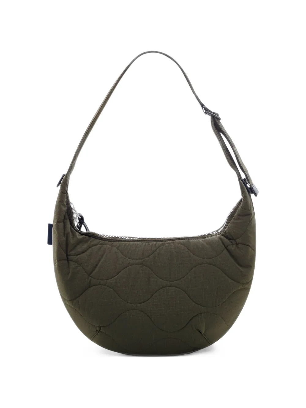 Comme des Garçons Homme quilted ripstop shoulder bag - Grün
