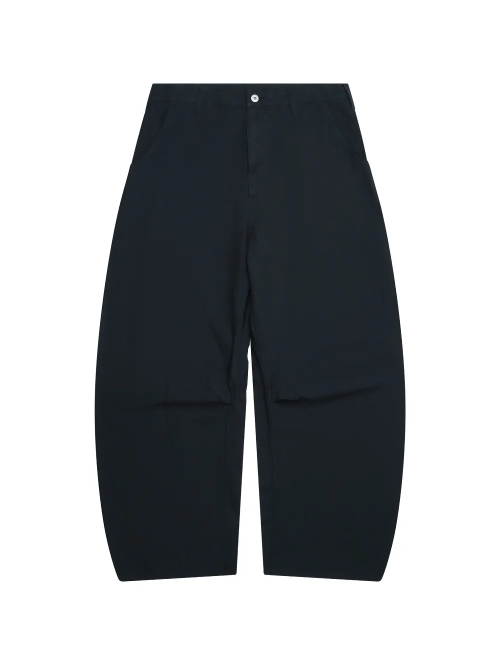 Comme des Garçons Homme garment-treated serge trousers Zwart
