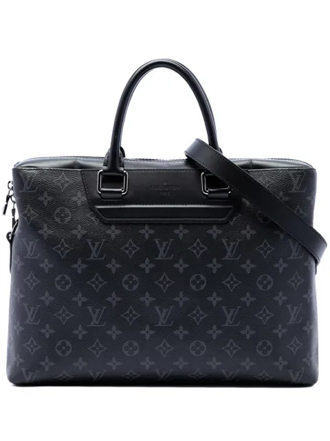 Louis Vuitton Pre-Owned 2018 Monogram Eclipse Odyssey Briefcase business bag
