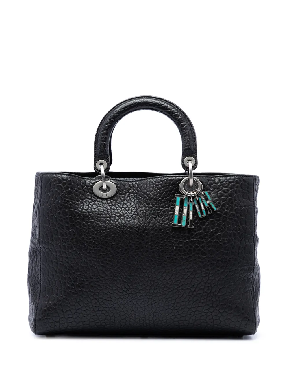 Christian Dior Pre-Owned 2017 Large Canyon Grained Lambskin Lady Dior satchel - Schwarz