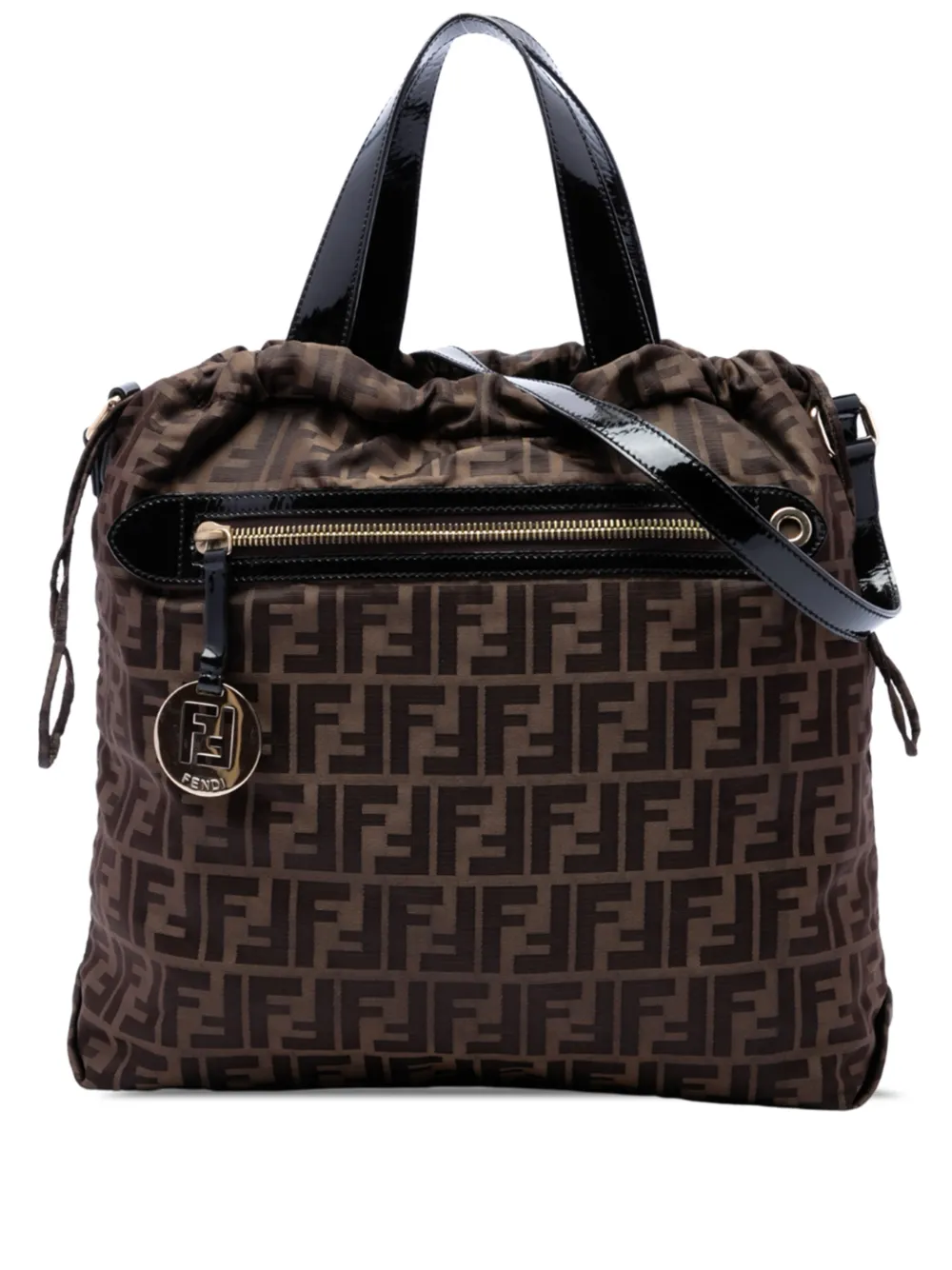 Fendi Pre-Owned 2000-2010 Zucca Canvas satchel - Braun