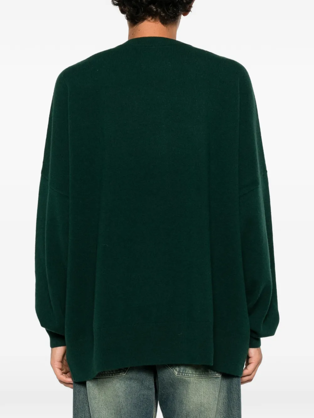 extreme cashmere Juna crew-neck sweater Groen
