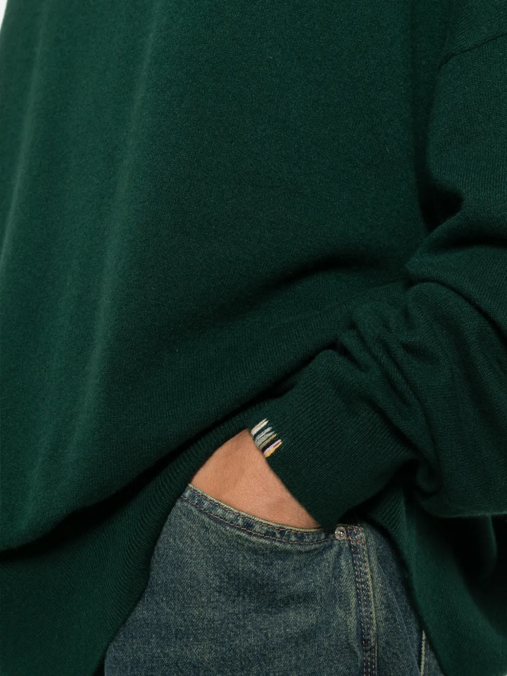 extreme cashmere Juna crew-neck sweater Groen