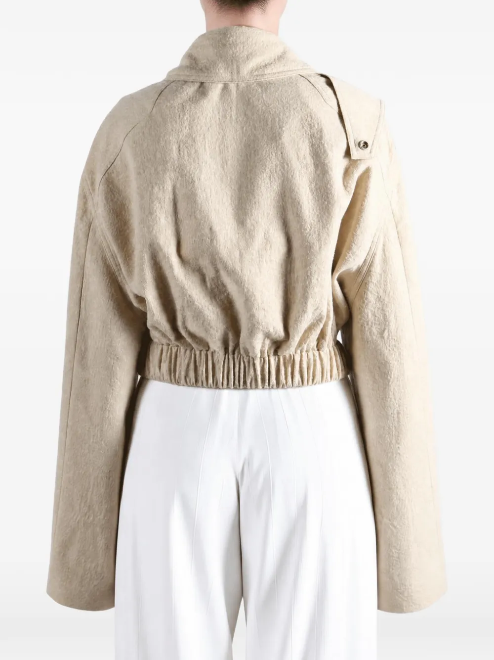 Rick Owens collared Mac shirt Beige