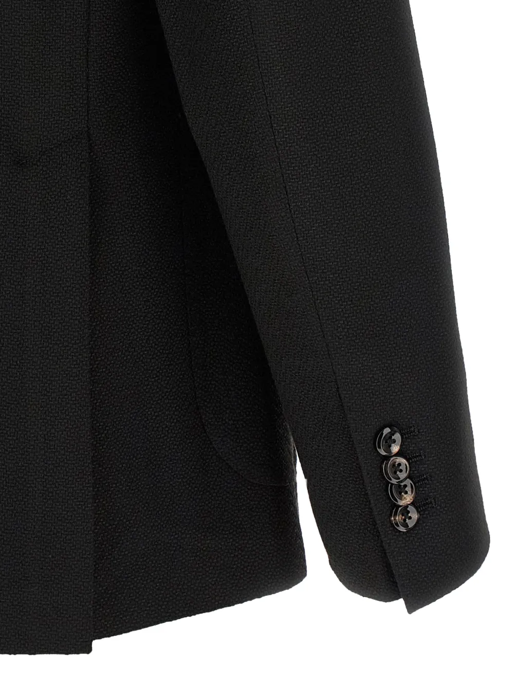 Tagliatore Montecarlo blazer met puntige revers Zwart