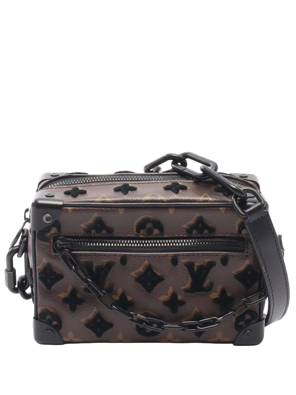 Louis Vuitton Pre-Owned 2019 Monogram Tuffetage Mini Soft Trunk crossbody bag - Marrone
