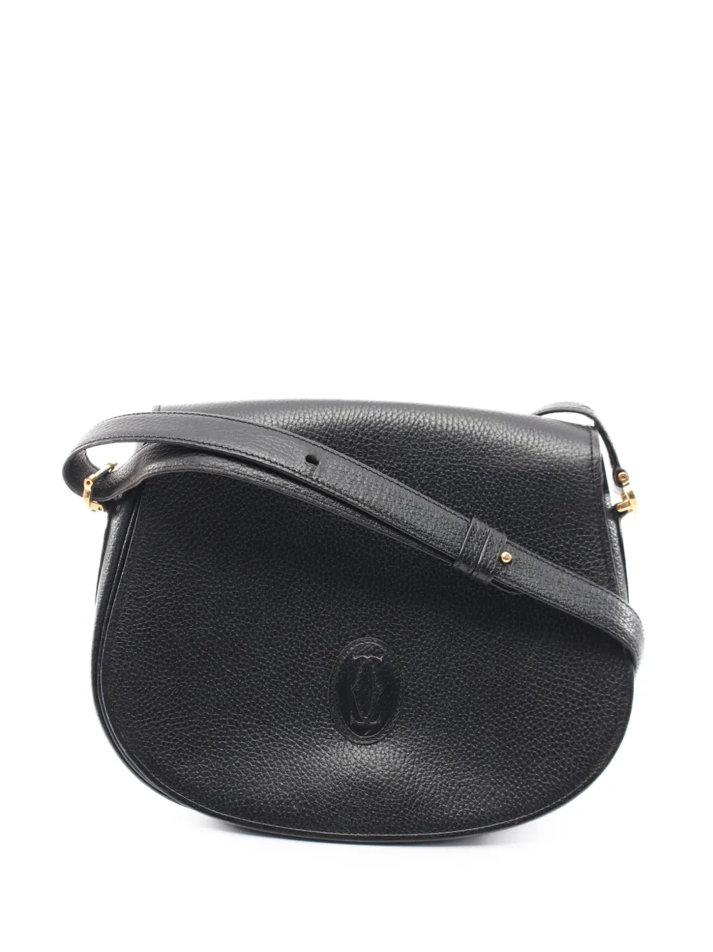 Cartier 20th Century Leather Must de Cartier shoulder bag - Black