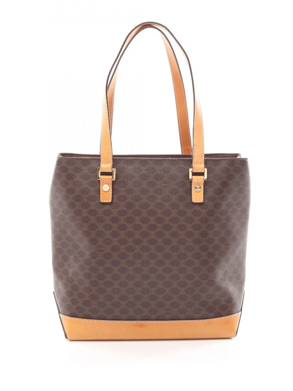 Celine Pre-Owned 2000-2026 Macadam Coated Canvas tote bag - Marron Celine Pre-Owned 2000-2026 Macadam Coated Canvas tote bag - Marron