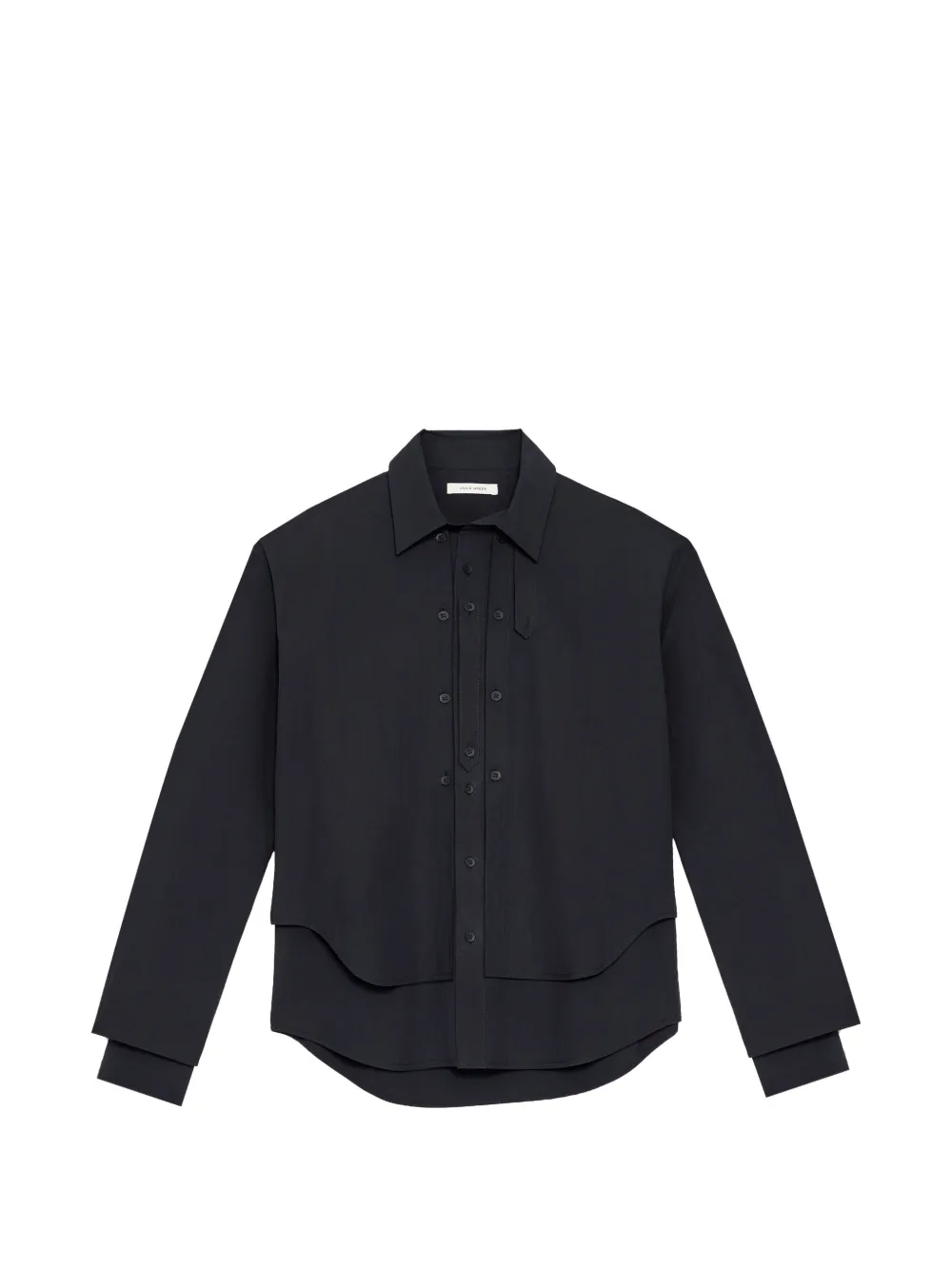 Craig Green layered long-sleeve shirt - Noir