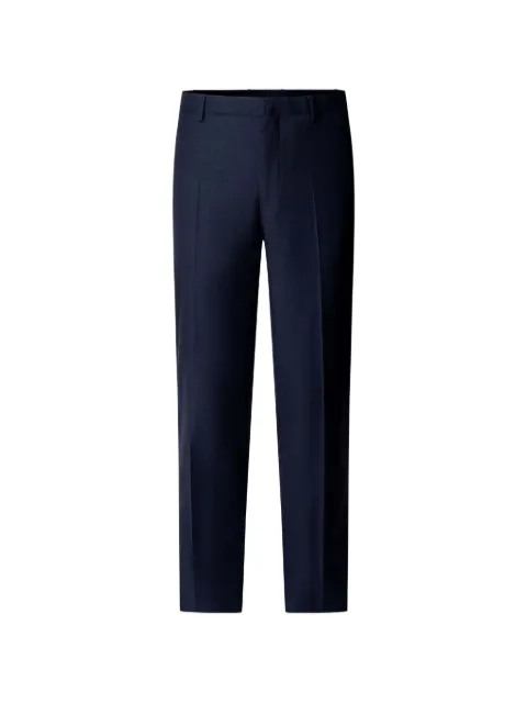 Hackett London sharkskin-weave wool trousers