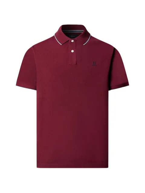 Hackett London logo-embroidered short-sleeve polo shirt