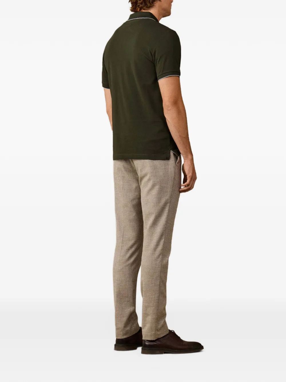 Hackett London Heritage poloshirt met contrasterende afwerking Groen