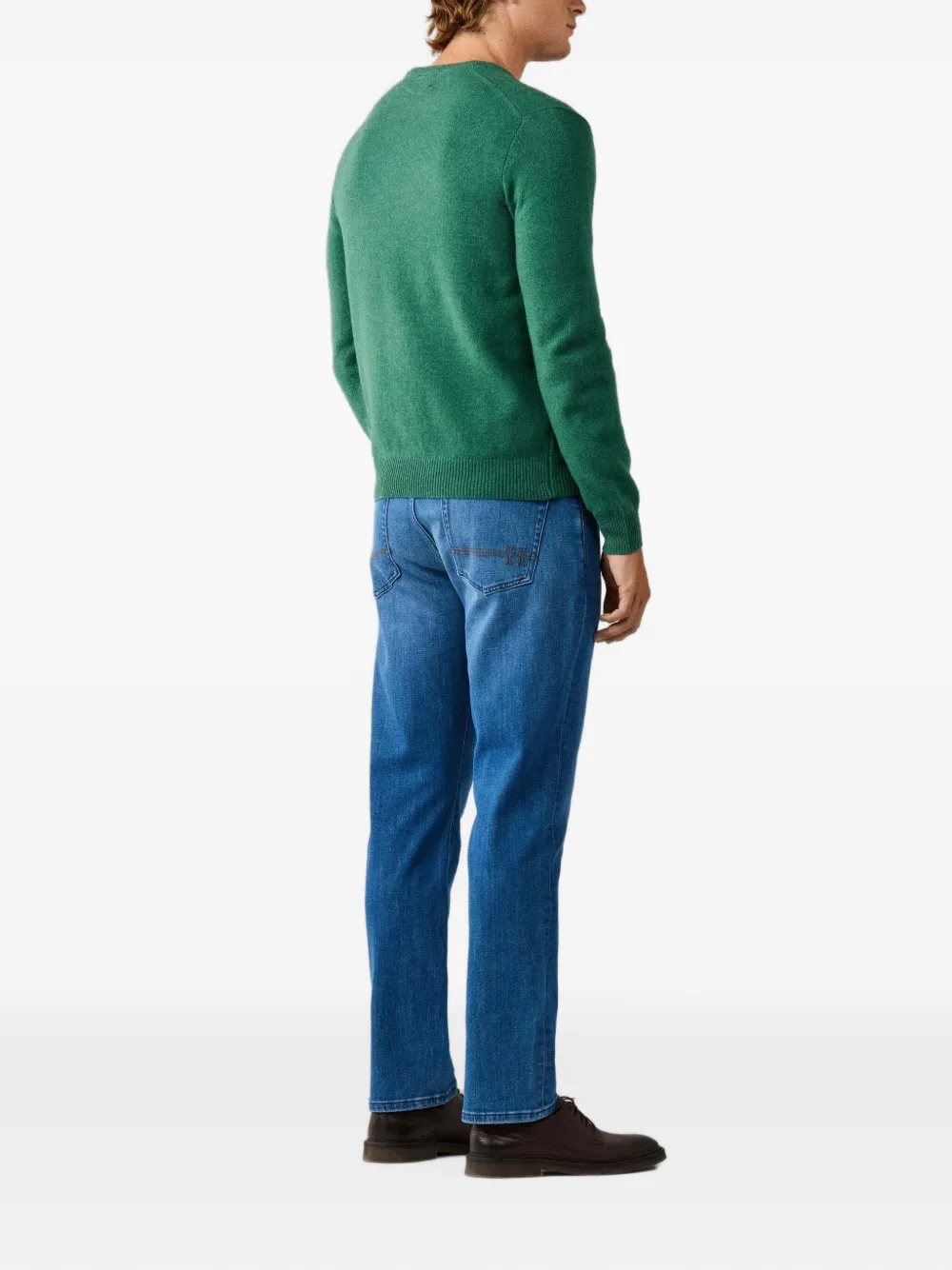 Hackett London Sweater met V-hals Groen