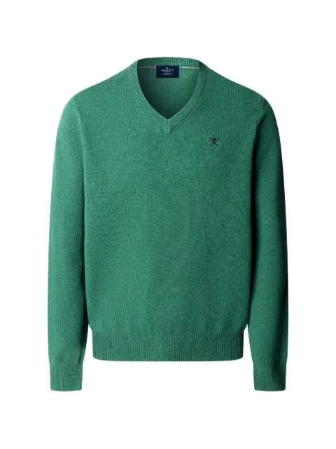 Hackett London V-neck wool sweater