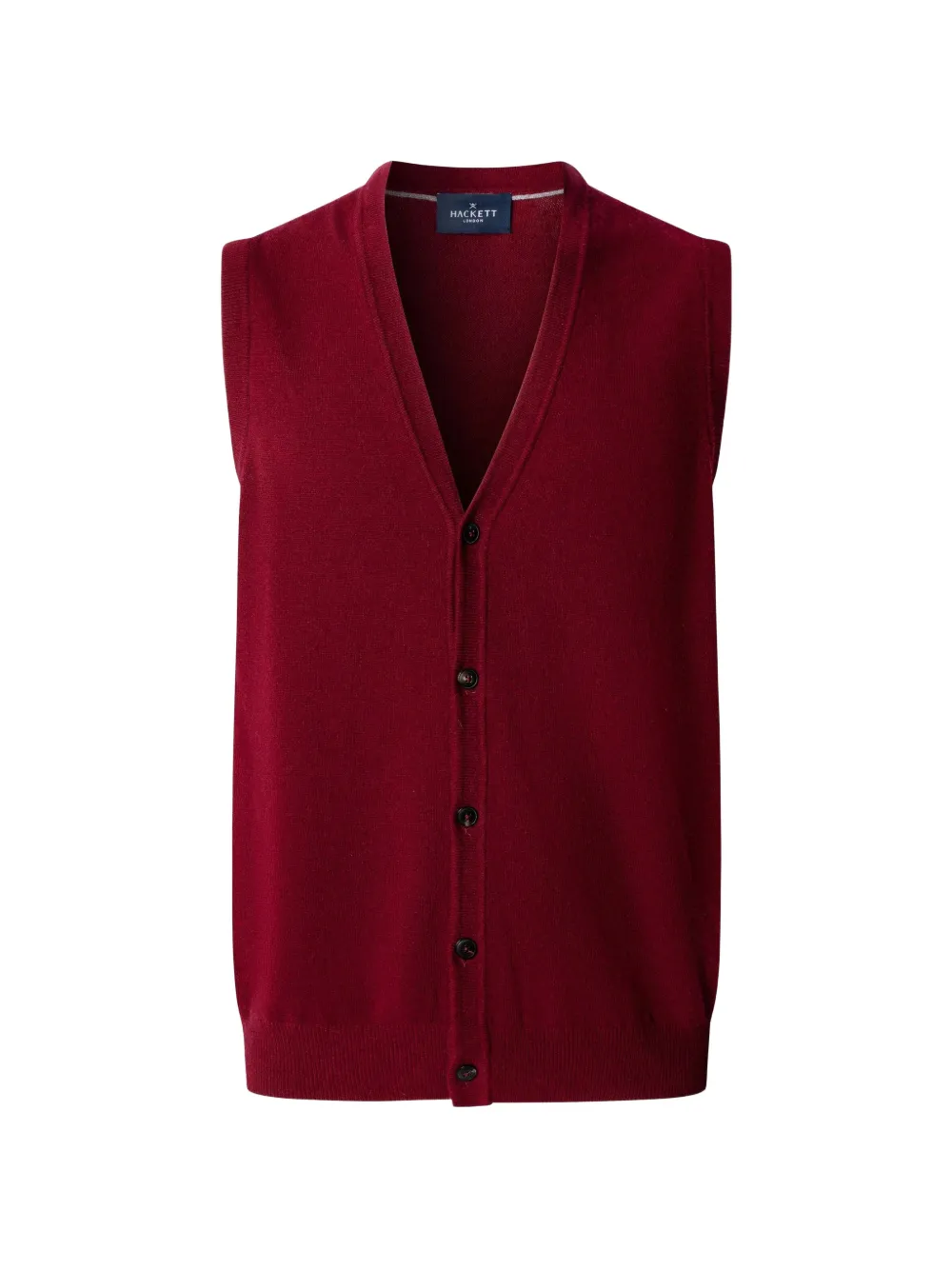 Hackett London V-neck button-up vest