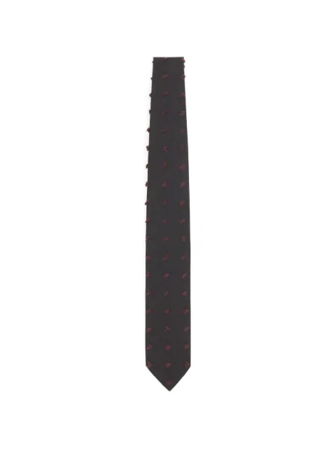 Lanvin cravate à motif de pois