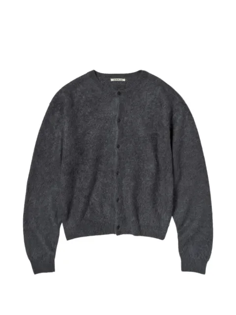 Auralee garment-dyed cardigan