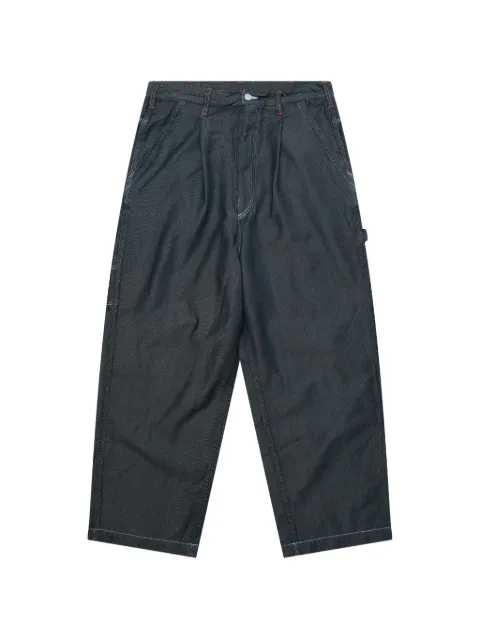 Comme des Garçons Homme garment-dyed pleated trousers