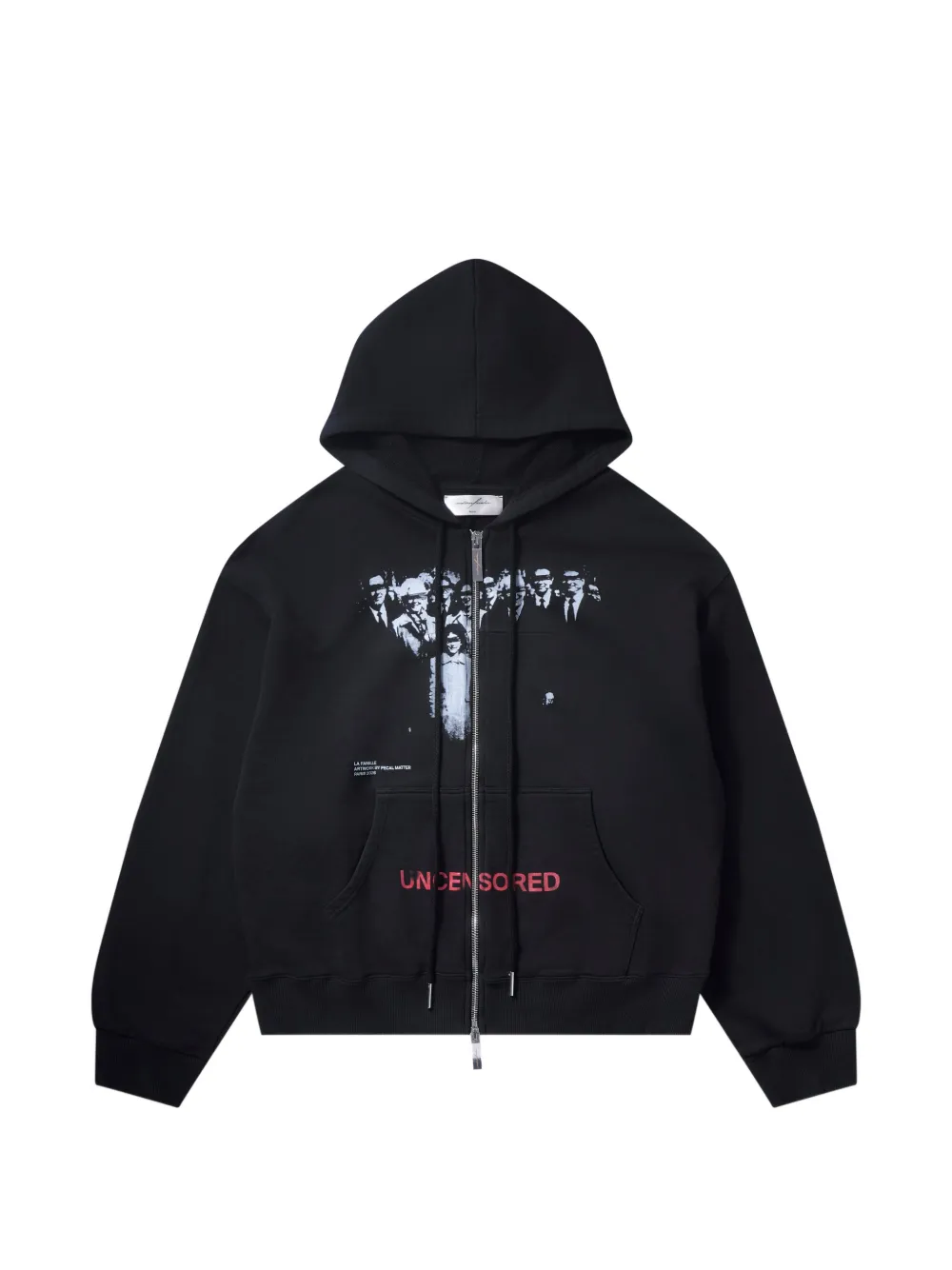Matières Fécales Family graphic-print hoodie