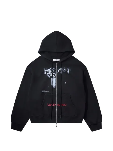 Matières Fécales Family graphic-print hoodie