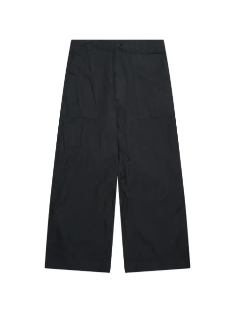 Comme des Garçons Homme herringbone stripe garment-treated trousers