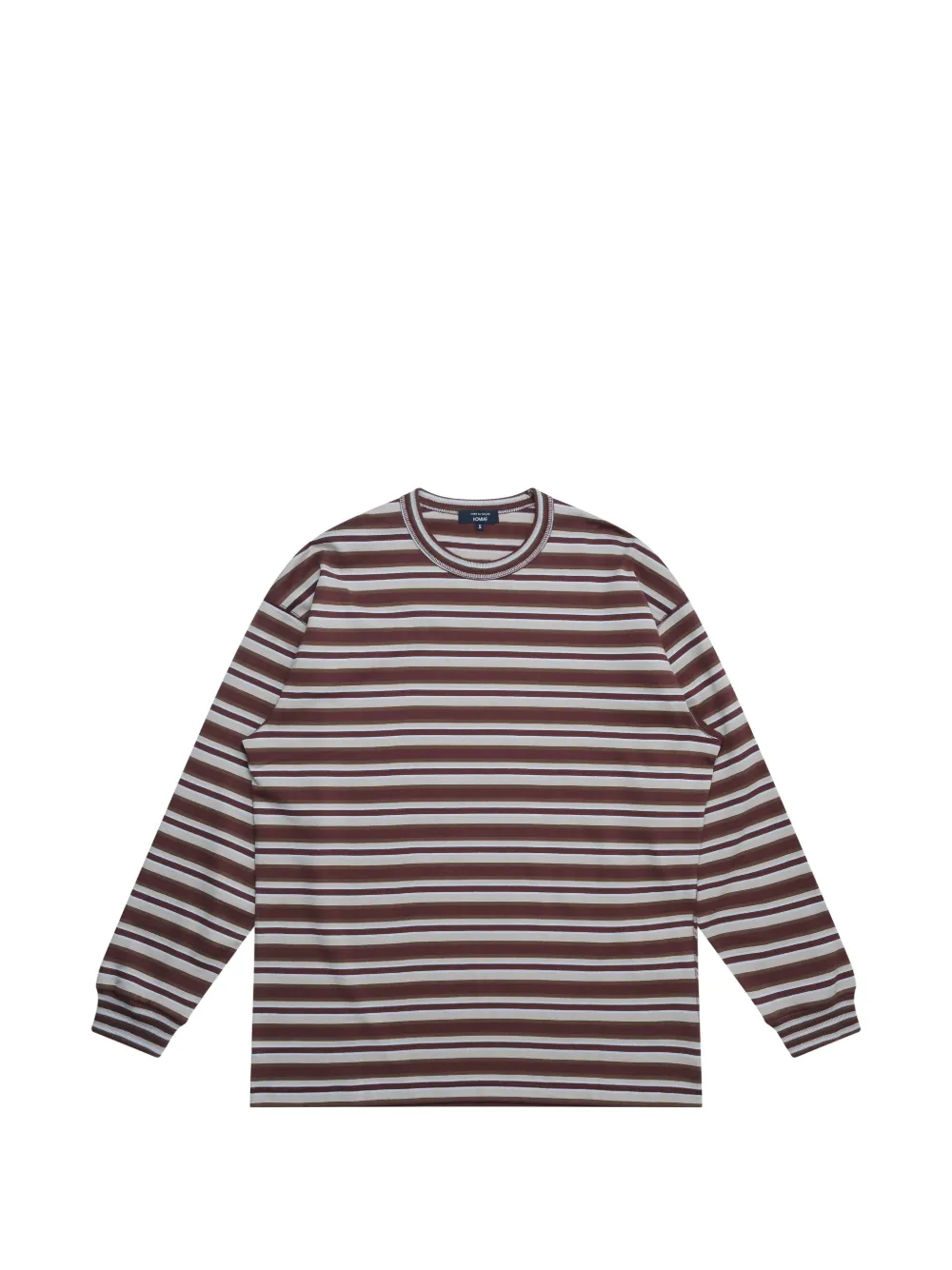 Comme des Garçons Homme striped long-sleeve T-shirt Bruin