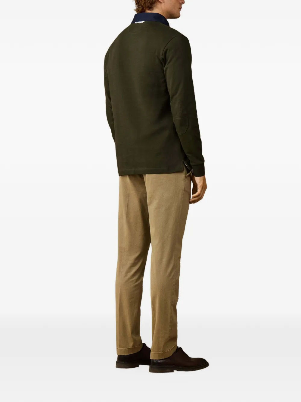 Hackett London Heritage Rally poloshirt met embleem-patch Groen