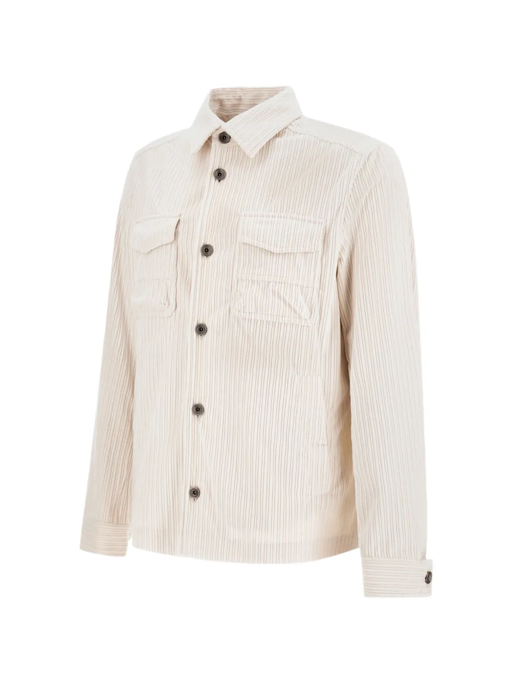Herno Ribfluwelen shirtjack Beige