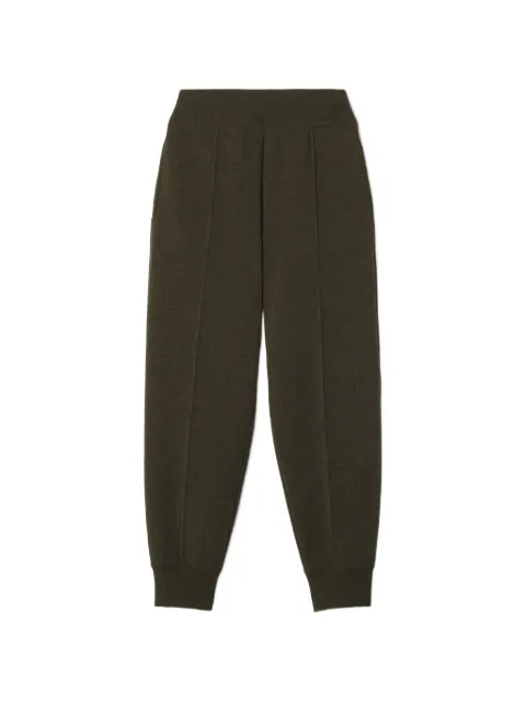 Lanvin logo-patch knitted track pants