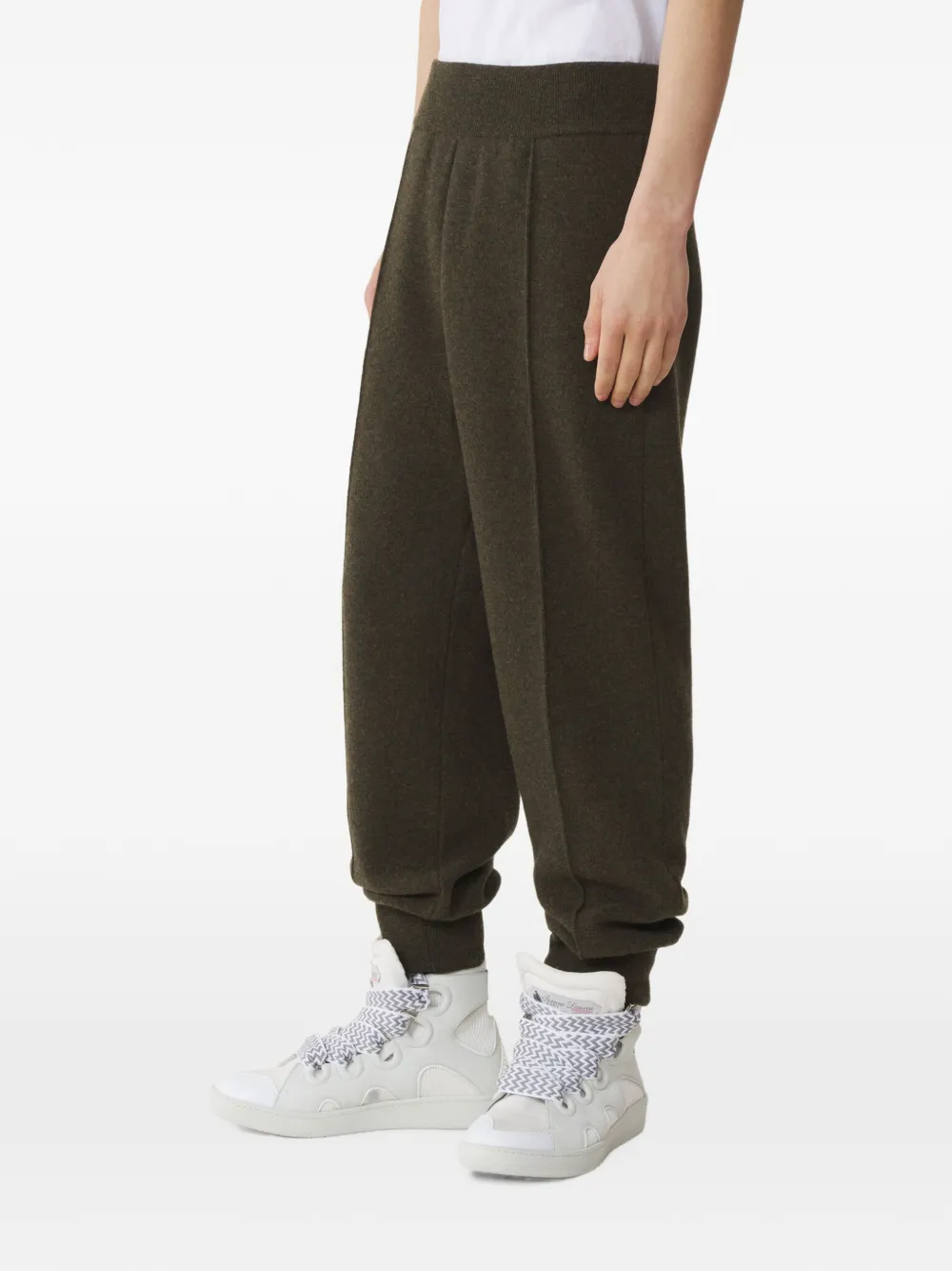 Lanvin Trainingsbroek met logopatch Groen