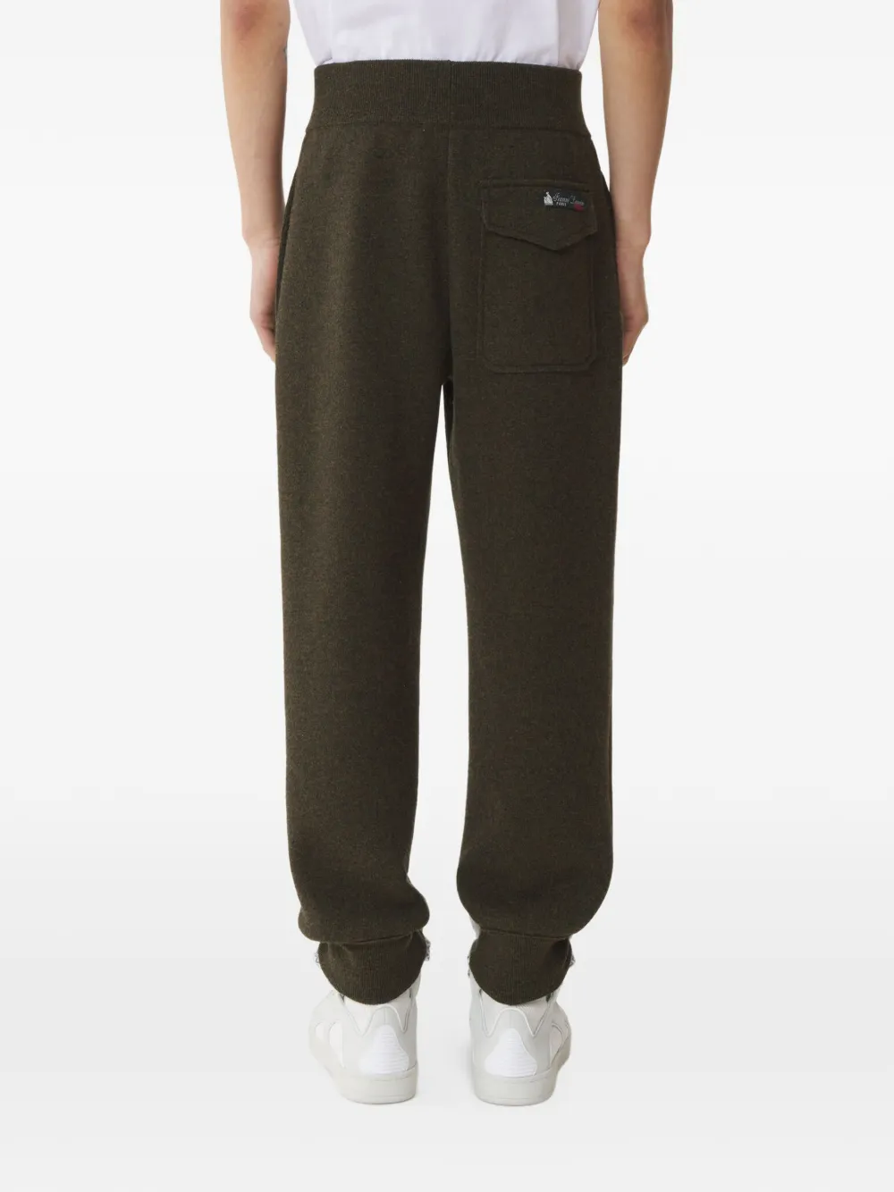Lanvin Trainingsbroek met logopatch Groen