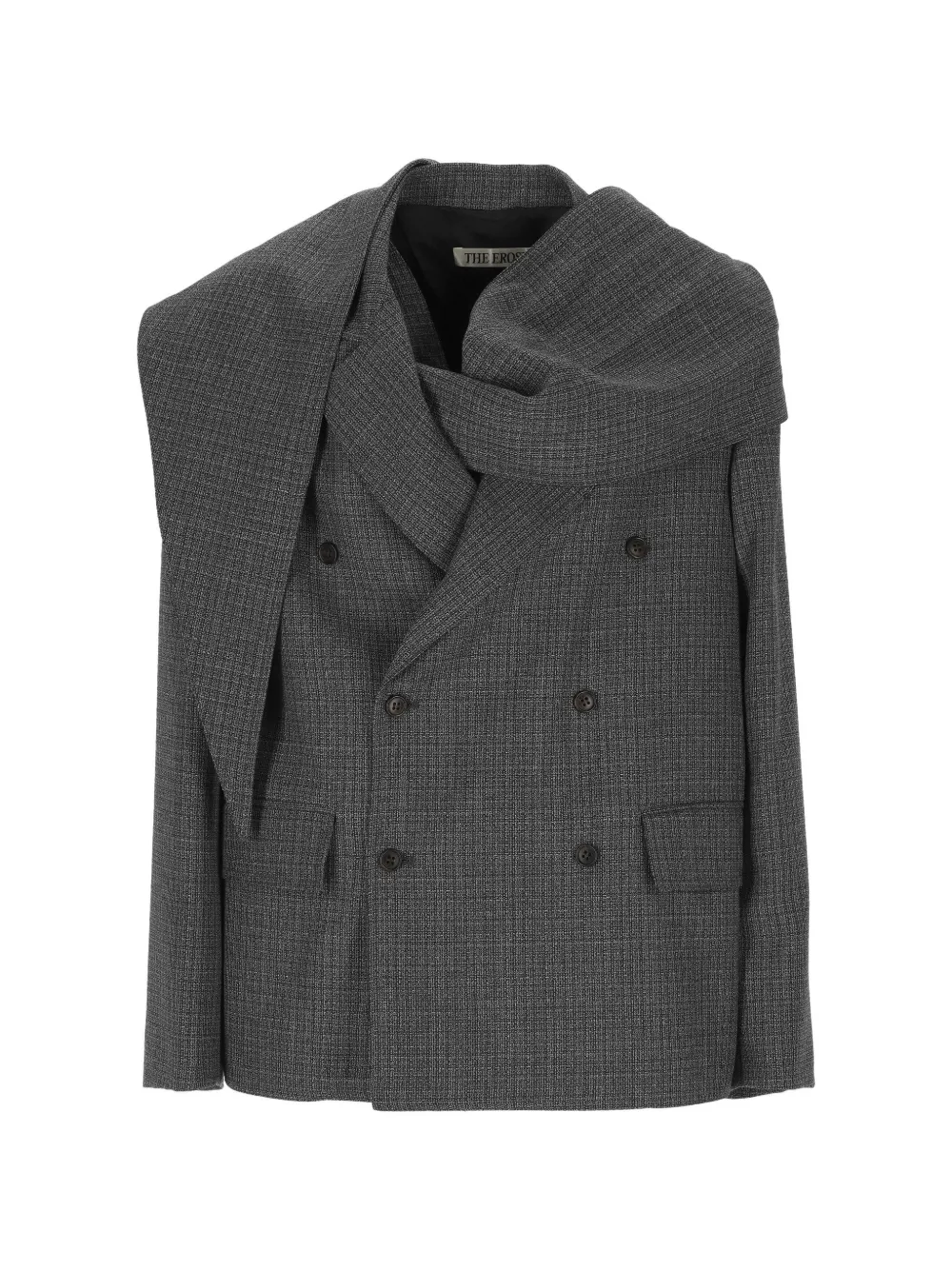 The Erose Jannis double-breasted blazer - Grey