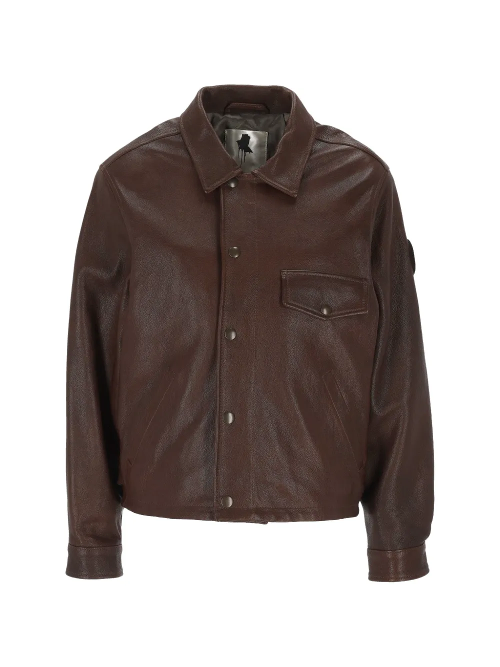 The Erose Francis leather jacket - Braun