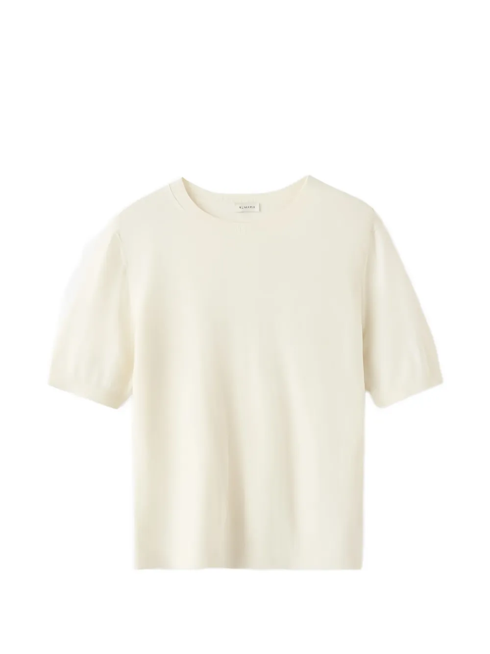 Almada Label Paloma Fine-knit Short-sleeve Sweater In White