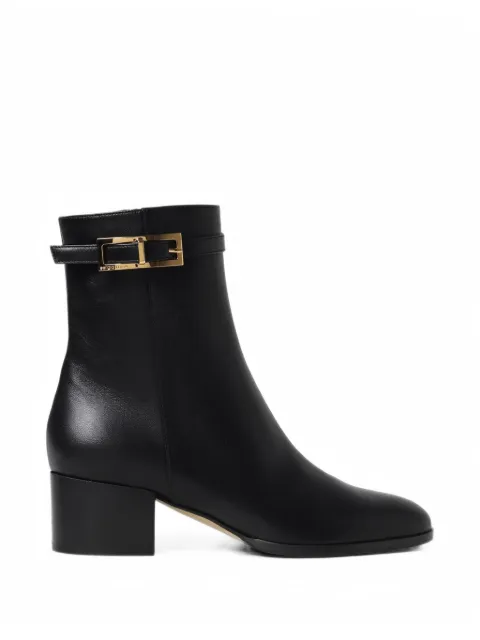 Sergio Rossi Seventy buckle-fastening leather ankle boots