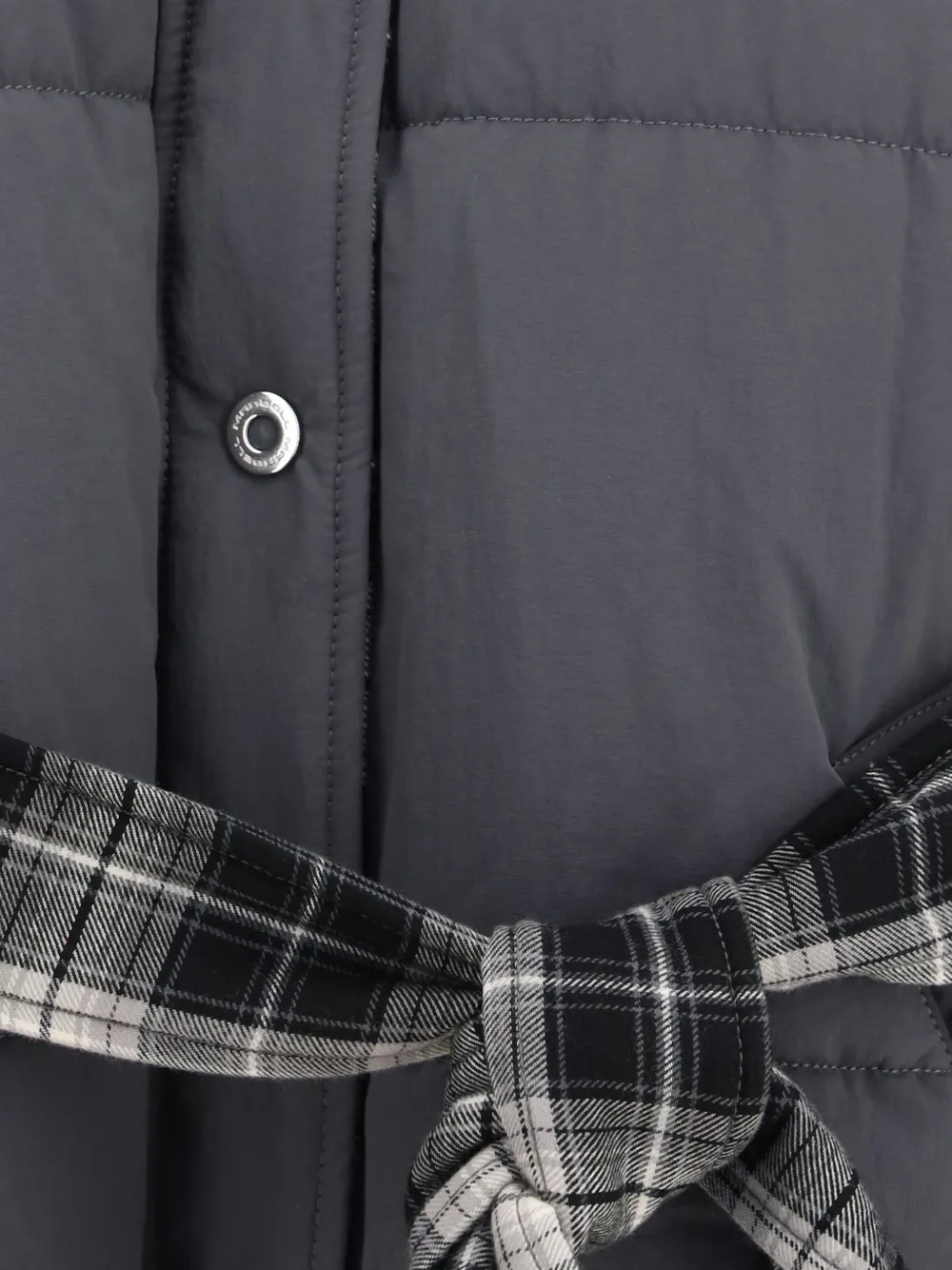 MARBELL Aryna belted puffer jacket Grijs