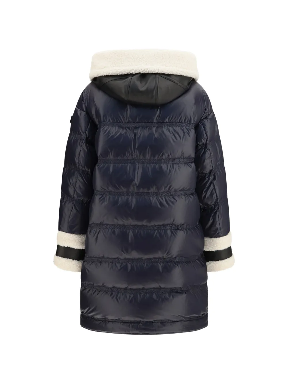 Peuterey Kunto BG 02 gewatteerde jas met lammy kraag Blauw