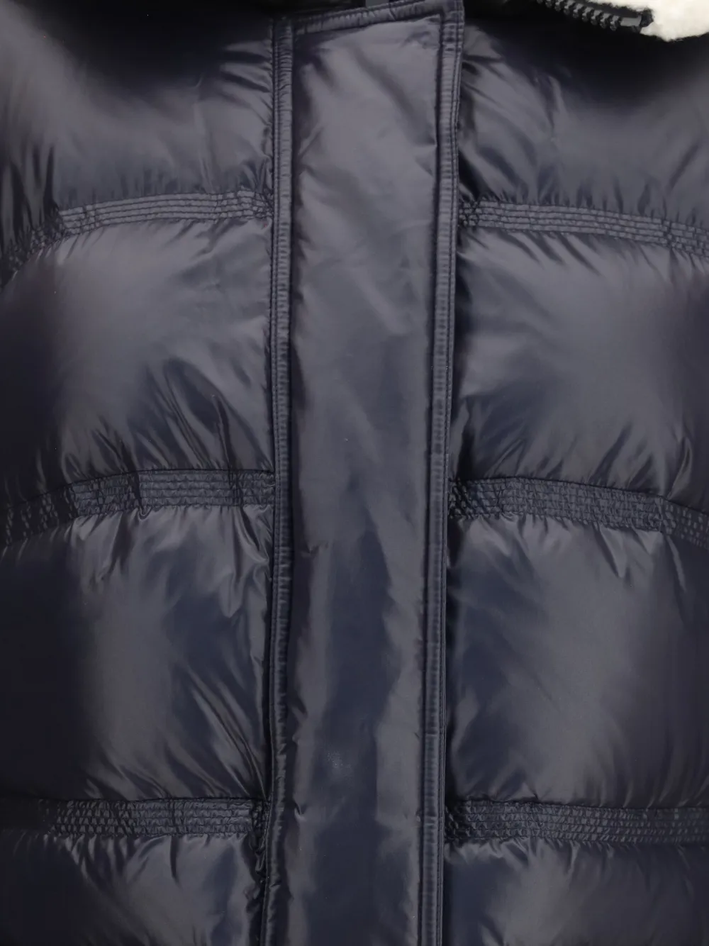 Peuterey Kunto BG 02 gewatteerde jas met lammy kraag Blauw